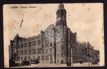 Essen Kaiserl. Postamt Post 1915 