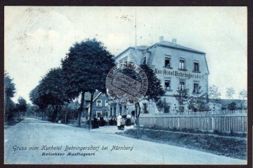 Kurhotel Behringershof bei Nürnberg 1907 