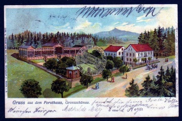 Grossschönau Forsthaus 1903 Großschönau 
