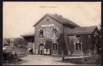 Offoy La Gare De Statie Bahnhof 1918 