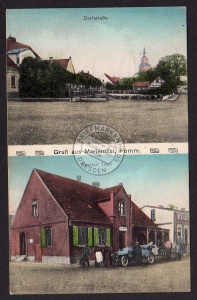 Marienthal Pomm. Gasthof Tech Dorfstraße 1917 