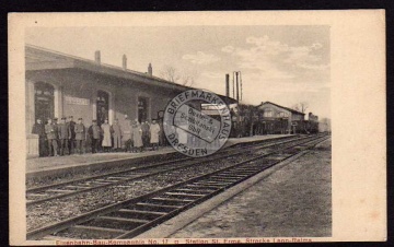 Bahnhof Station St. Erme Strecke Laon Reims 