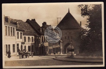 Rostock Straße 1916 Möbel Transport 