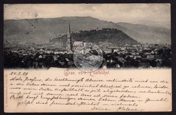 Graz vom Lustbühel 1899 