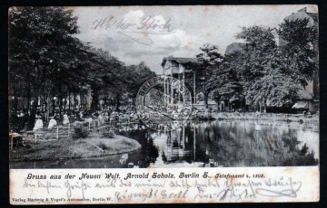 Berlin 1905 Gruss aus der Neuen Welt A.Scholz 