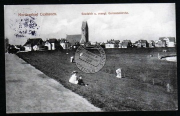 Cuxhaven Seedeich Garnisionskirche Kirche 1913 