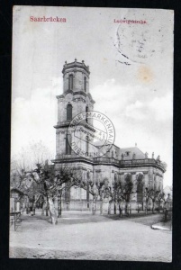 Saarbrücken Ludwigskirche 1914 