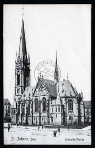 St. Johann Saar Johannis Kirche Vollbild 1914 