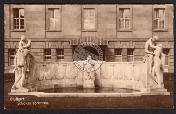 Stuttgart Schicksalsbrunnen 1925 