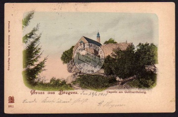 Bregenz Capelle am Gebhardtsberg 1901 