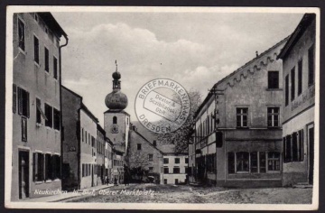 Neukirchen hl. Blut Oberer Marktplatz Kirche 