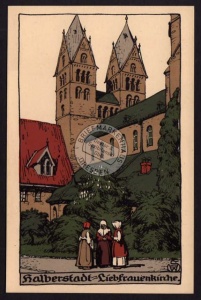 Halberstadt Liebfrauenkirche Künstler Stein 