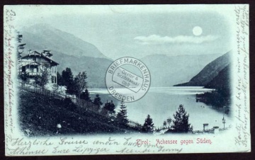 Tirol Achensee gegen Süden 1898 