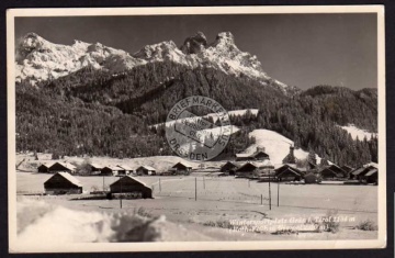 Grän i. Tirol 1955 Wintersportplatz Roth Flüh 