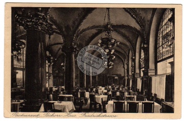 Berlin 1927 Restaurant Pschorr Haus Friedrichs 