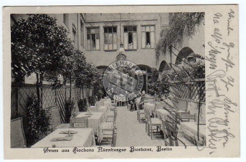 Berlin 1913 Siechens Nürnberger Bierhaus 