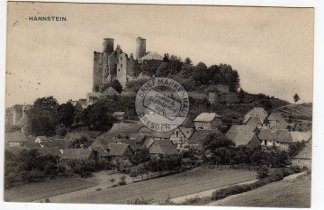 Hannstein 1906 Gesamtansicht Burg 