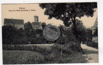 Kohren 1914 Partie mit Schloss Gnandstein 