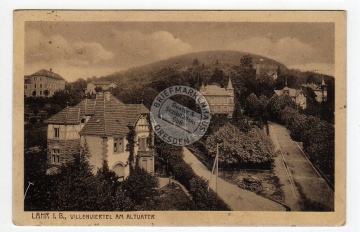 Lahr i.B. Villenviertel am Altvater 1918 