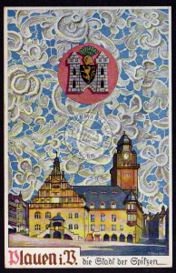 Plauen i.V. 1955  Plauener Spitze 