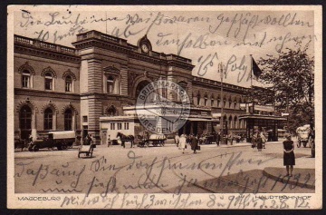 Magdeburg Hauptbahnhof 1932 