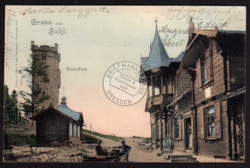 Suhl Bismarckturm 1902 