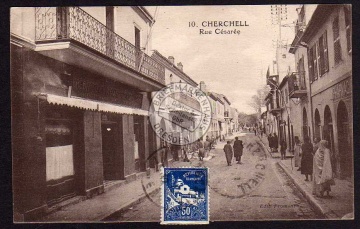 Cherchell bei Algier Rue Cesaree Bank Credit 