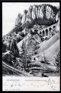 Semmering Krauselklause mit Polleroswand 1904 