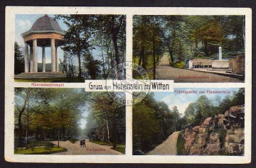 Hohenstein bei Witten Haarmannstempel Felsen 