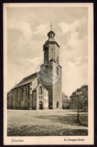 Glauchau St. Georgen Kirche Vollbild Festpost 