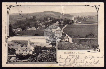 Clausnitz Bienenmühle Gasthof Erbgericht 1913 