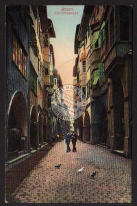 Bozen Laubengasse 1901 Bolzano 