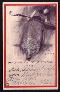 Malkasten Künstlerverein 50 Stiftungsfest 1898 
