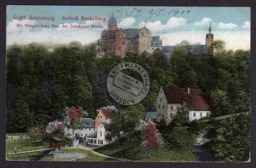 Gräfl. Schönburg Schloss Rochsburg mit Hängebr 