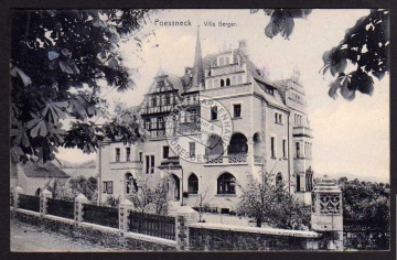 Pössneck Villa Berger Pößneck 1911 