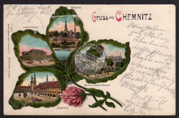 Chemnitz Kleeblatt Bahnhof Schlossteich Börse 