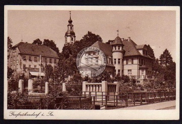 Großröhrsdorf Sa. Villa Villen Kirche Bäckerei 