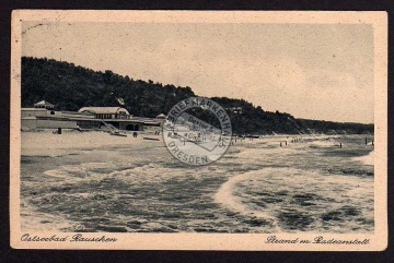 Ostseebad Rauschen Strand Badeanstalt 1934 