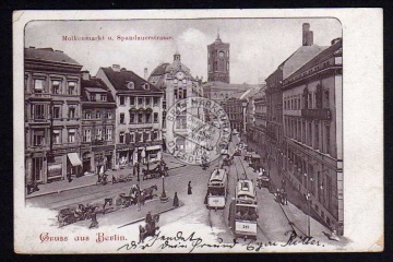 Berlin Molkenmarkt u. Spandauerstrasse Straßen 