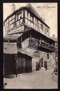 Lauf a. P. Judenturm Fachwerk 1917 