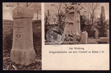 Rethel Der Weltkrieg Kriegerdenkmäler 1915 