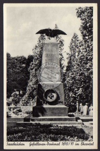 Saarbrücken Denkmal 1870 / 71 Ehrental 