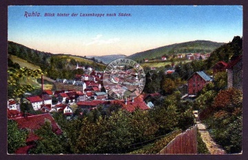 Ruhla Blick hinter d. Luxenkoppe nach Süden 
