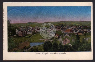 Thum i. Erzgeb. vom Georgenstein 1909 