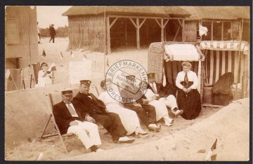 Ostseebad Dahme Strand Strandkorb Uniform 1911 