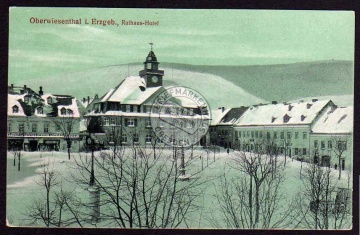 Oberwiesental 1918 Rathaus Hotel Sporthaus 