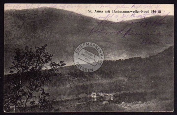 St. Anna Hartmannsweiler Kopf 1915 Hartmannswi 