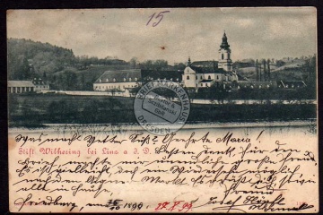 Stift Wilhering bei Linz 1899 