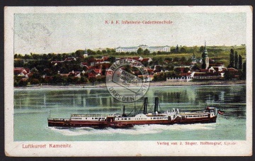 Kadettenschule Kamenitz 1908 Petrovaradin 