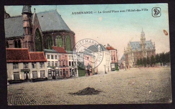 Oudenaarde Audenarde 1916 La Grand Place Hotel 